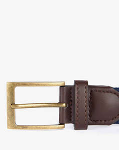 BARBOUR NEVIS WEB BELT RUSSET