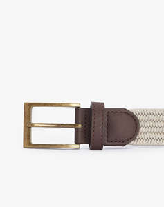 BARBOUR NEVIS WEB BELT RUSSET