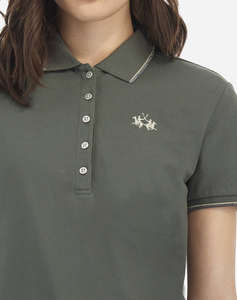LA MARTINA BLUZA POLO KM WOMAN POLO S/S PIQUET STRETCH