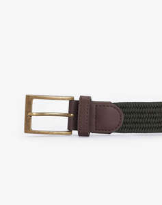BARBOUR NEVIS WEB BELT RUSSET