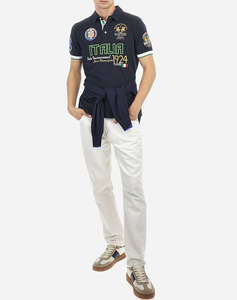 LA MARTINA BLUZA POLO KM MAN S/S POLO PIQUET STRETCH