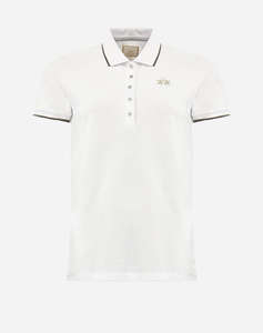 LA MARTINA BLUZA POLO KM WOMAN POLO S/S PIQUET STRETCH