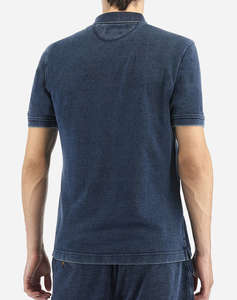 LA MARTINA BLUZA POLO KM MAN S/S POLO INDIGO PIQUET