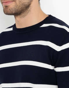THE BOSTONIANS BLUZA DIN BUMBAC TRICOTATA CU DECOLTEU REGULAR FIT