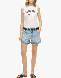 SUPERDRY D2 SDSW SPORT LUXE FITTED TANK BLUZA DE DAMA