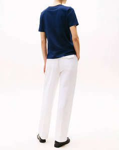 TOMMY HILFIGER REG CONTRAST FLAG SS TEE