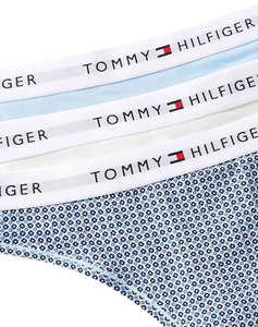 TOMMY HILFIGER 3 PACK THONG (EXT. SIZES)