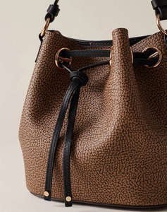 BORBONESE BUCKET BAG (Dimensiuni: 20 x 21 x 13 cm)