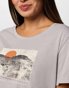COLUMBIA Bluza De Dama Ruby Springs™ Graphic Scoop Neck SS