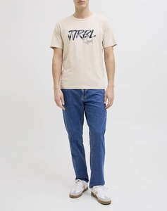 JJ REBEL JREBBERN BOX TEE SS CREW NECK
