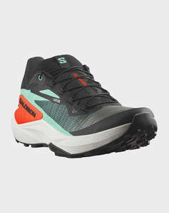 SALOMON TRAIL RUNNING - GENESIS GENESIS BLACK / ELECTRIC GREEN / CHERRY TOMATO INCALTAMINTE DE BARBATI