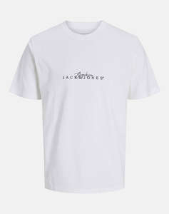 JACK&JONES JORVARENNA BRANDING TEE SS CREW NECK
