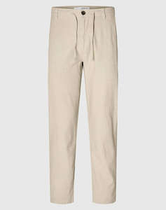 SELECTED SLH172-SLIMTAPE BRODY LINEN PANT NOOS