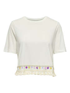 ONLY ONLFILIPPA LIFE S/S TASSEL TOP JRS