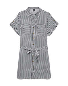 VERO MODA VMBUMPY SS SHORT SHIRT DRESS WVN GA NOOS
