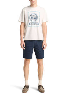 TIMBERLAND Front Seasonal Stack Logo Tee