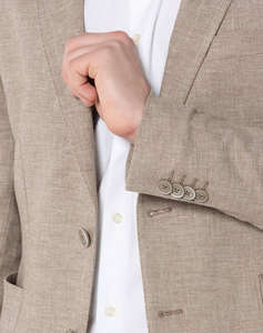 THE BOSTONIANS SACOU COTTON LINEN REGULAR FIT
