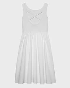 CALVIN KLEIN JEANS BACK DETAIL PUNTO DRESS