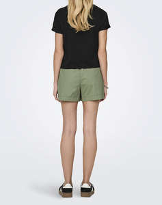 ONLY ONLDORA S/S KNOT FOLD-UP TOP JRS