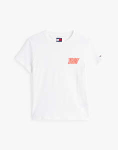 TOMMY JEANS TJW REG TJ BUBBLE TEE