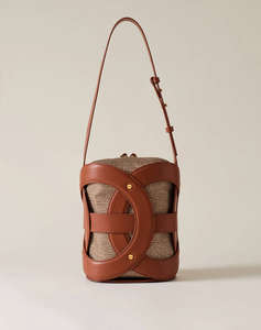 BORBONESE BUCKET BAG (Dimensiuni: 25,5 x 21 x 15 cm)
