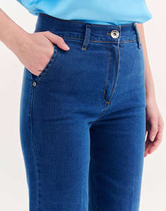 FOREL Pantaloni jean crop