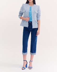 FOREL Pantaloni jean crop
