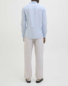 JACK&JONES JJEBREEZE LINEN BLEND SHIRT LS SN