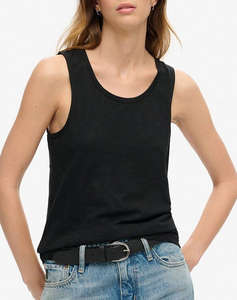 SUPERDRY D2 STUD SCOOP NECK TANK BLUZA DE DAMA