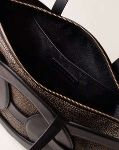 BORBONESE SHOP.BAG (Dimensiuni: 35,5 x 25 x 16 cm)