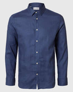 SELECTED SLHREGKYLIAN-LINEN SHIRT LS CLASSIC NOOS