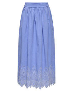 ONLY ONLTULUM EMB MAXI SKIRT WVN