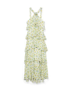 VERO MODA VMFELICIA SL RUFFLE MAXI DRESS EXP