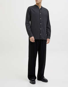 JACK&JONES JJEBREEZE LINEN BLEND BAND SHIRT LS SN