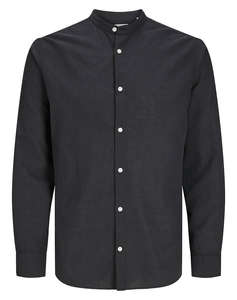 JACK&JONES JJEBREEZE LINEN BLEND BAND SHIRT LS SN