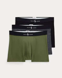 POLO RALPH LAUREN COTTON BLEND-3PK-TRN