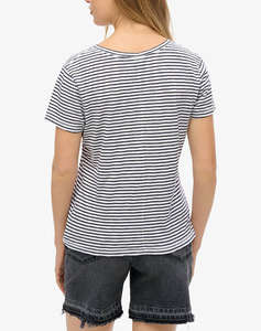 SUPERDRY D1 STUD STUDIOS SLUB EMB VEE TEE BLUZA DE DAMA