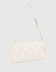 CALVIN KLEIN JEANS CK WOVEN ELONGATED SHOULDER BAG (Dimensiuni: 31 x 5 x 14,5cm.)