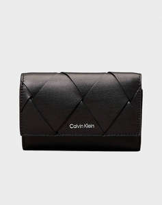 CALVIN KLEIN JEANS CK WOVEN SMALL TRIFOLD (Dimensiuni: 9 x 12 x 5cm.)