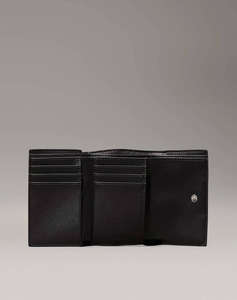 CALVIN KLEIN JEANS CK WOVEN SMALL TRIFOLD (Dimensiuni: 9 x 12 x 5cm.)