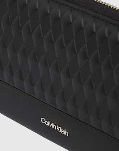 CALVIN KLEIN MINI QUILT LARGE ZIP AROUND (Dimensiuni:19 x 9 x 2cm.)