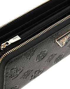 GUESS CRESIDIA SLG LARGE ZIP AROUND ACCESORII DE DAMA (Dimensiuni: 21 x 10 x 2cm.)