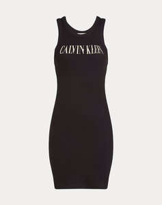 CALVIN KLEIN VARSITY CALVIN KLEIN RIB DRESS