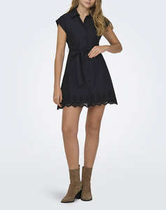 ONLY ONLLOU LIFE EMB S/S SHIRT DRESS PTM