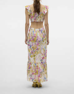 VERO MODA VMDICTHE S/L ANKLE DETAIL DRESS WVN GA