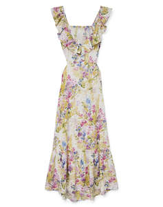 VERO MODA VMDICTHE S/L ANKLE DETAIL DRESS WVN GA
