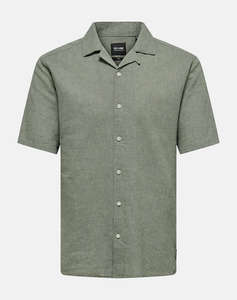ONLY&SONS ONSCAIDEN LIFE SS SOLID RESORT LINENNOOS