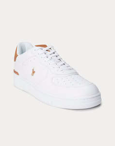 RALPH LAUREN TUMBLED LEATHER-MASTERS CRT-SK-LTL