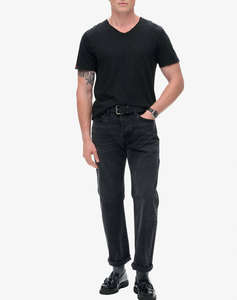 SUPERDRY D3 STUD RAW EDGE SLUB V T SHIRT BLUZA DE BARBATI