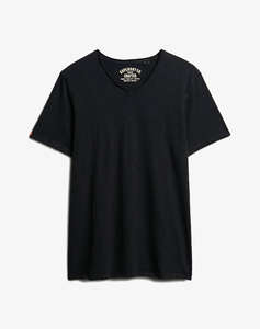 SUPERDRY D3 STUD RAW EDGE SLUB V T SHIRT BLUZA DE BARBATI